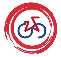Logo projektu, rower w pętli