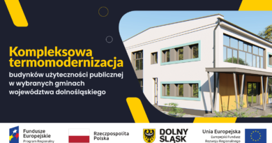 Zajawka projektu Kompleksowa termomodernizacja budynków użyteczności publicznej w wybranych gminach województwa dolnośląskiego